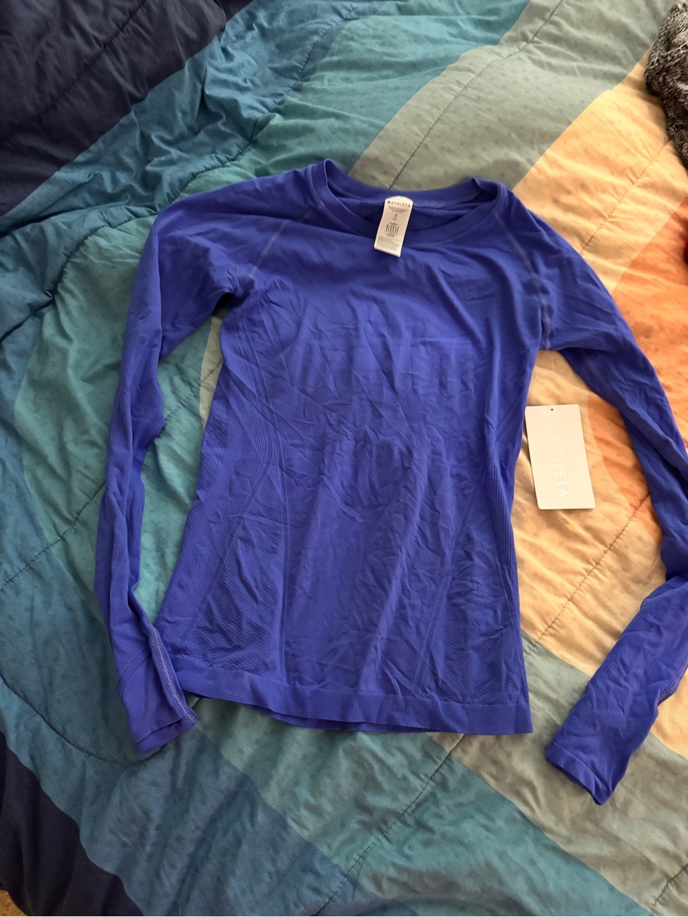 ATHLETA MOMENTUM SEAMLESS TOP SZ XS NWT